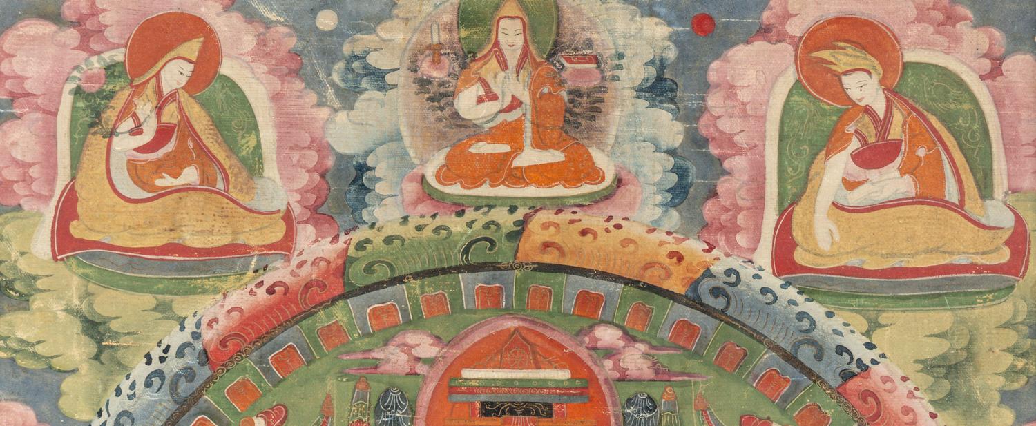 A Tibetan Mandala Thangka of Amitayus