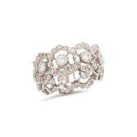 BUCCELLATI, WHITE GOLD AND DIAMOND RING