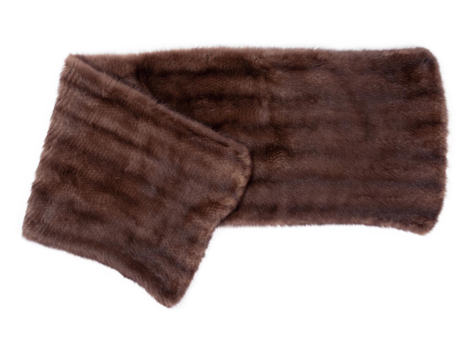 J. Mendel Knit Sable Fur Wrap