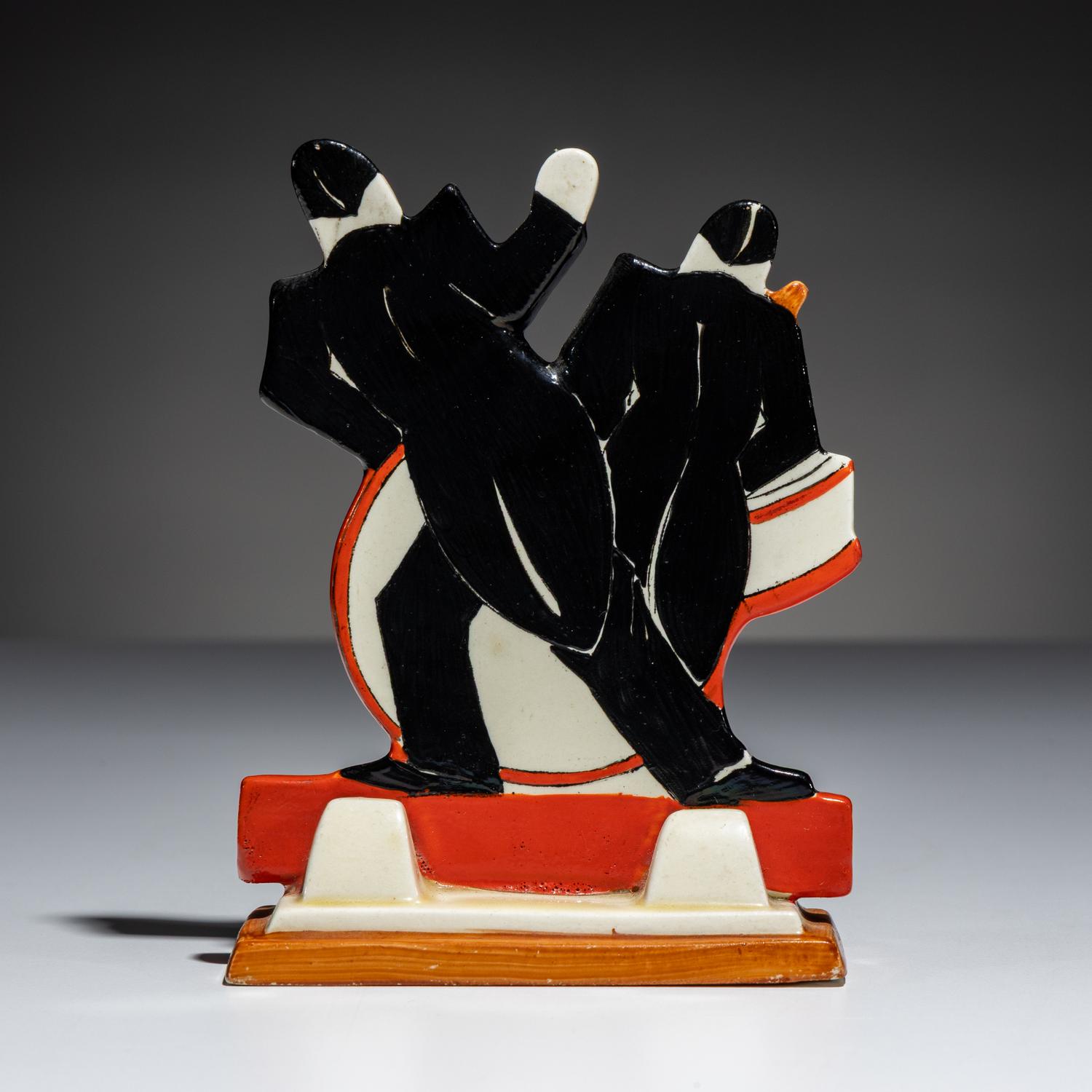 Clarice Cliff (English, 1899–1972) — Age of Jazz, Drummers