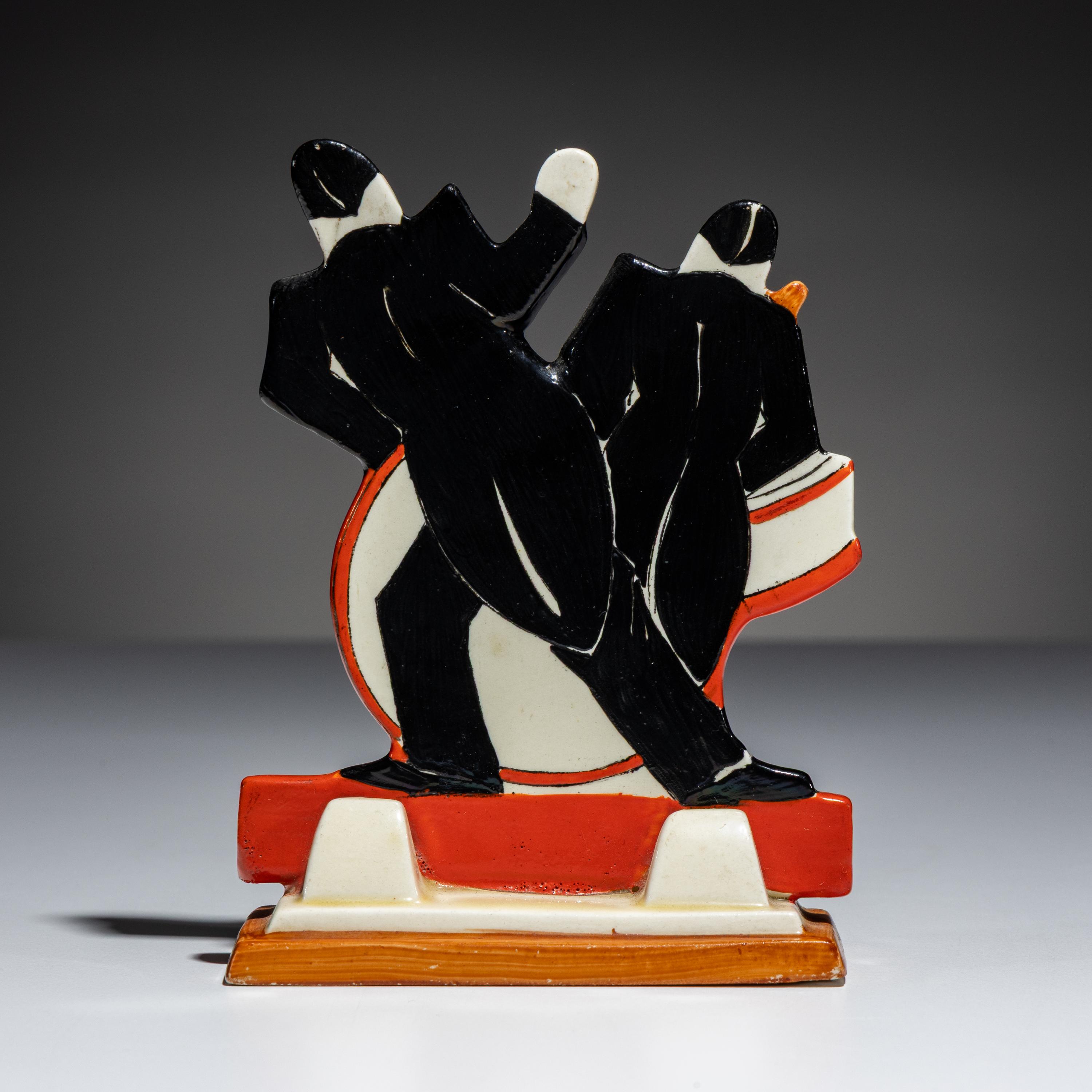 Clarice Cliff (English, 1899–1972) — Age of Jazz, Drummers