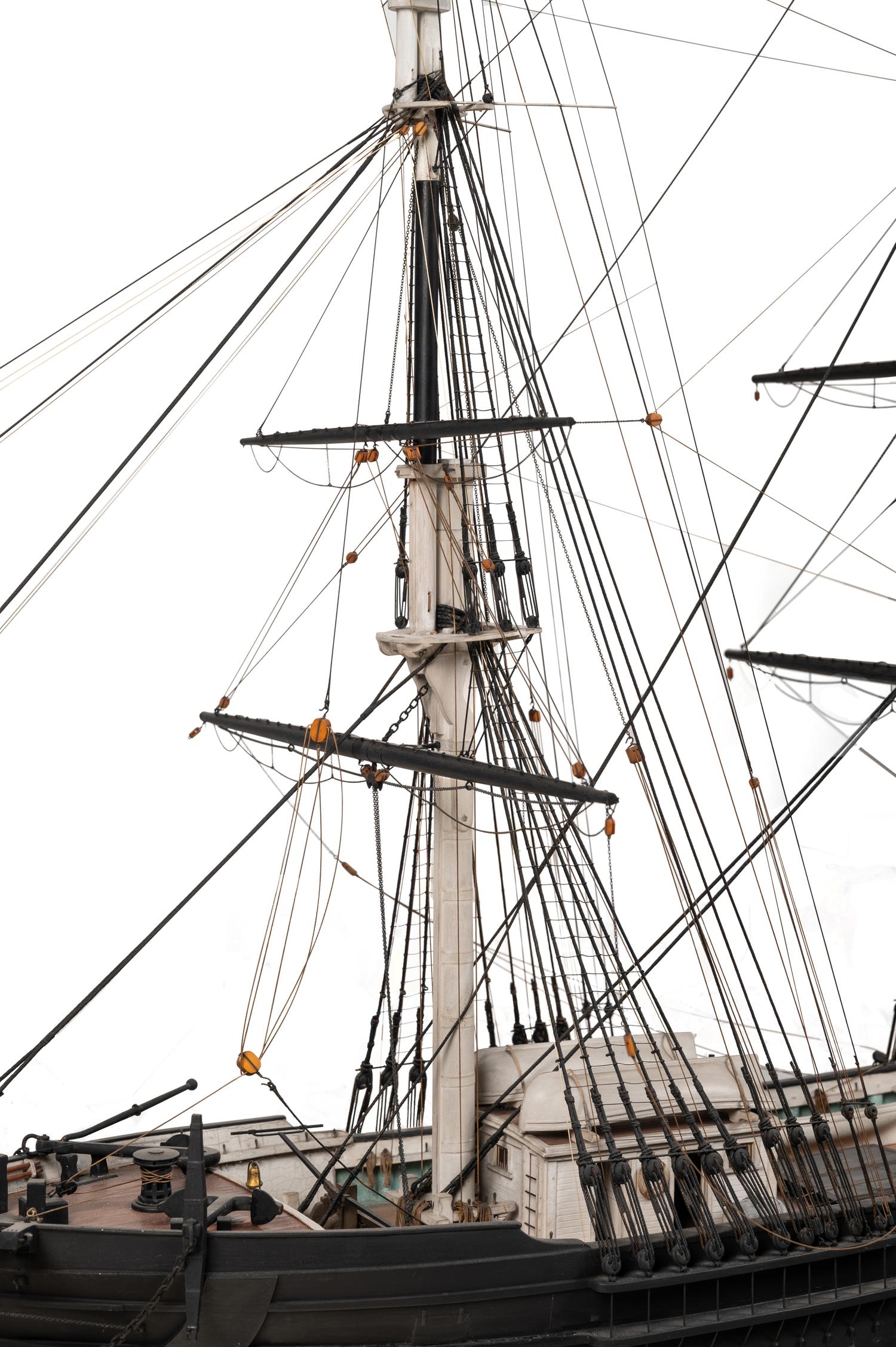 A Model of a Three-Mast Ship