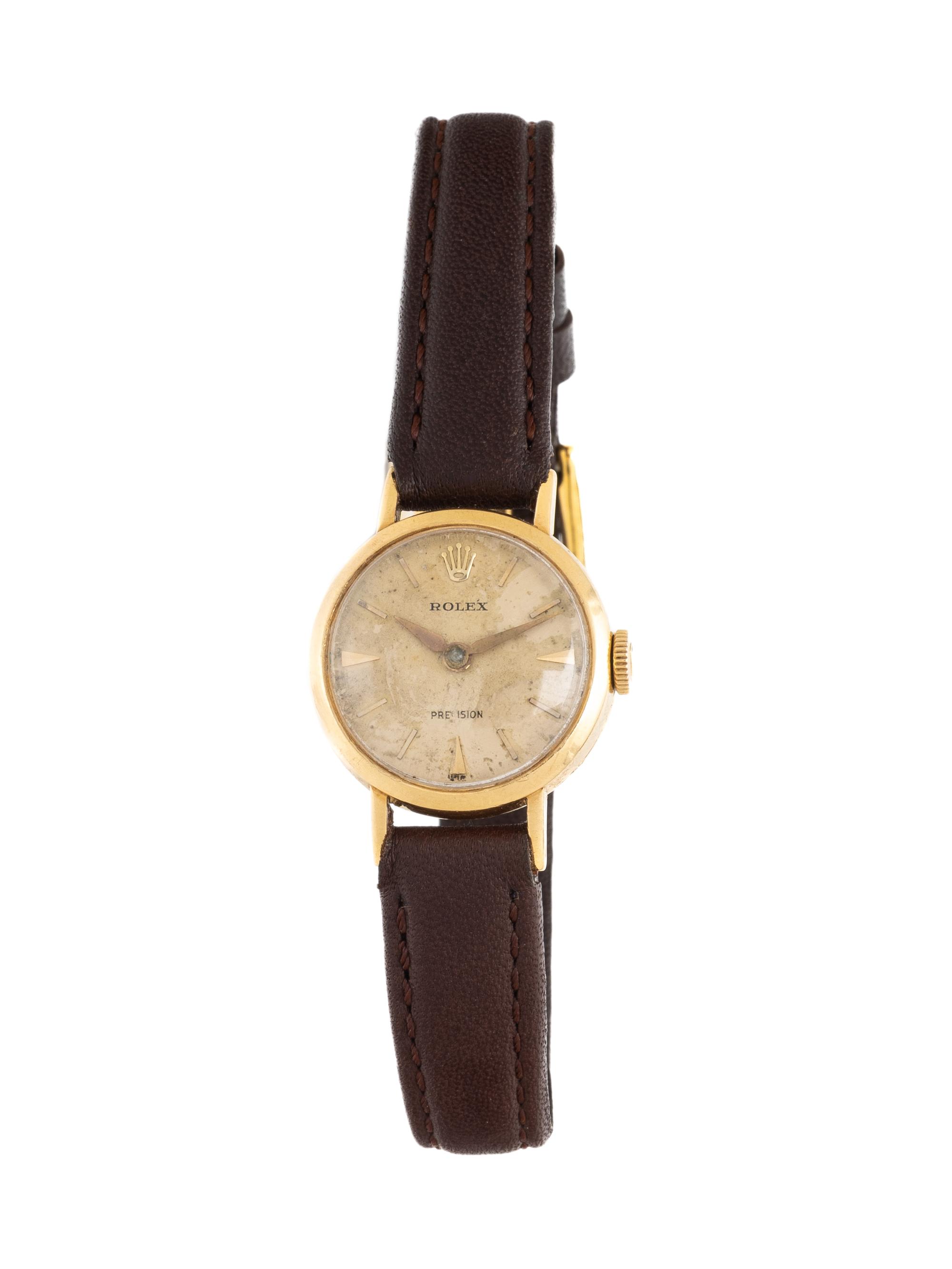 ROLEX, REF. 9488 18K YELLOW GOLD VINTAGE 'PRECISION' WATCH