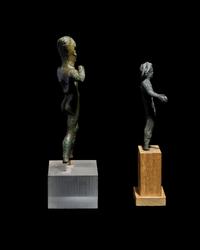 Two Roman Bronze Figures