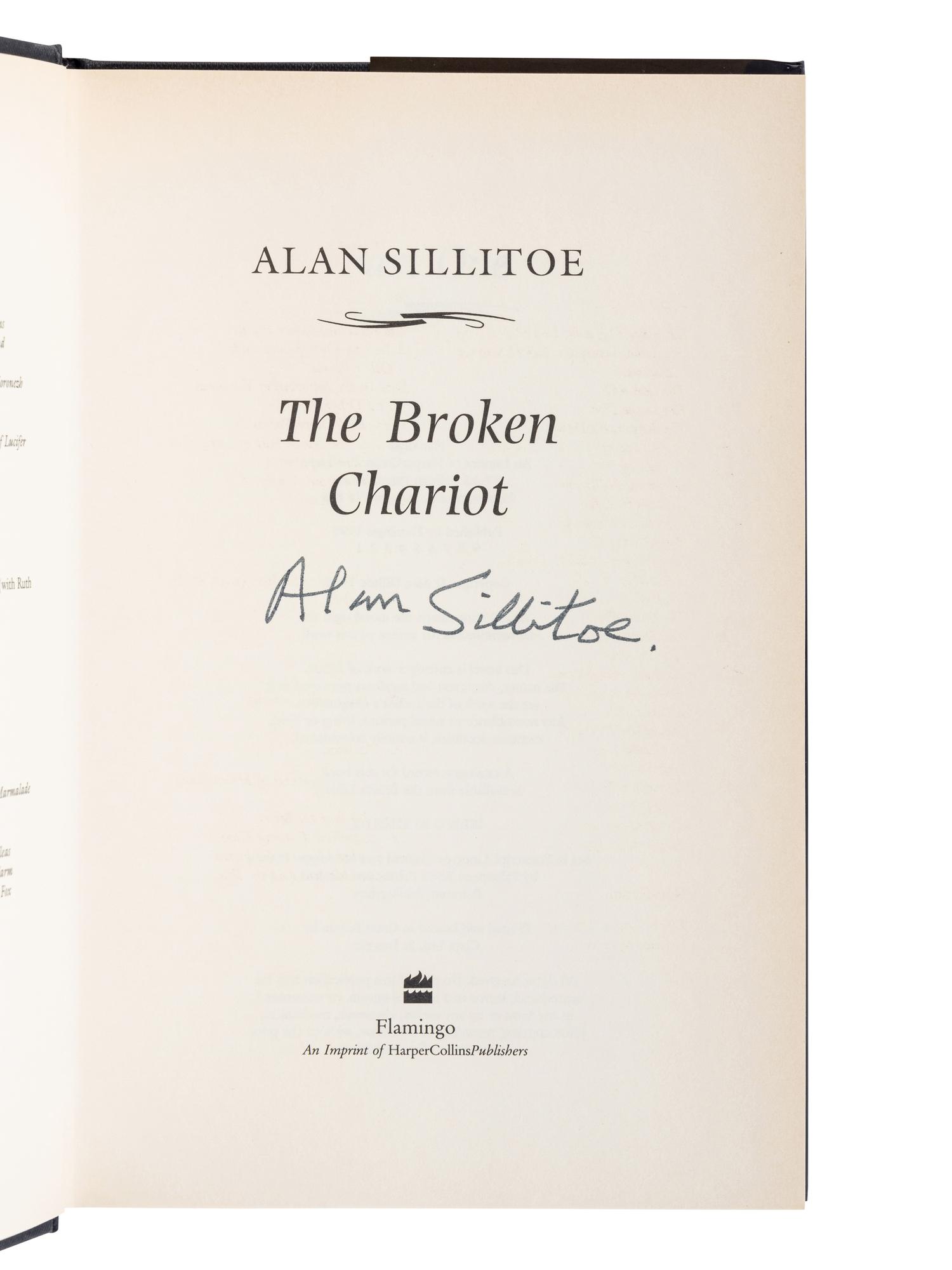 SILLITOE, Alan (1928-2010). A group of 4 FIRST EDITIONS, many SIGNED, comprising: