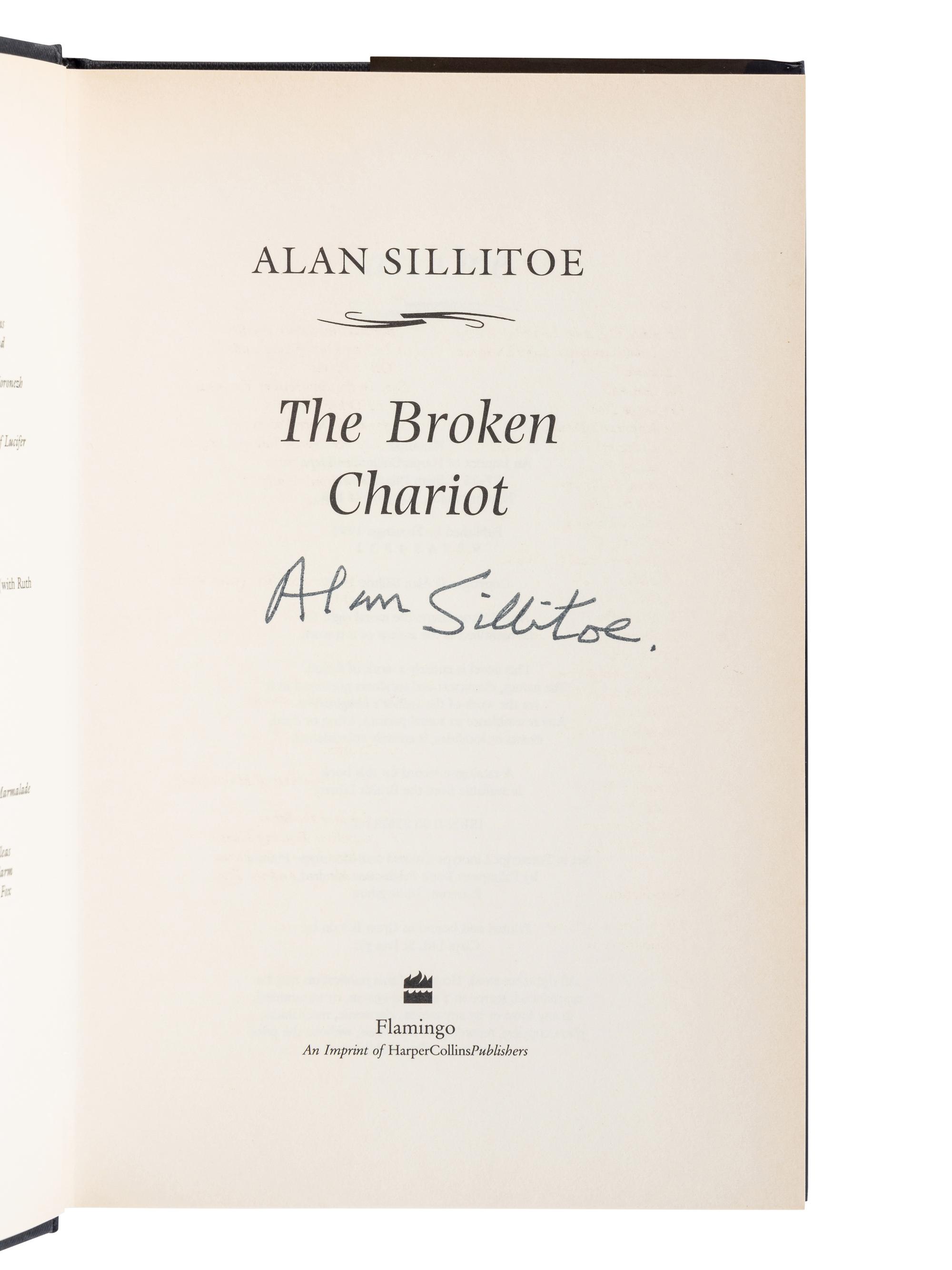 SILLITOE, Alan (1928-2010). A group of 4 FIRST EDITIONS, many SIGNED, comprising: