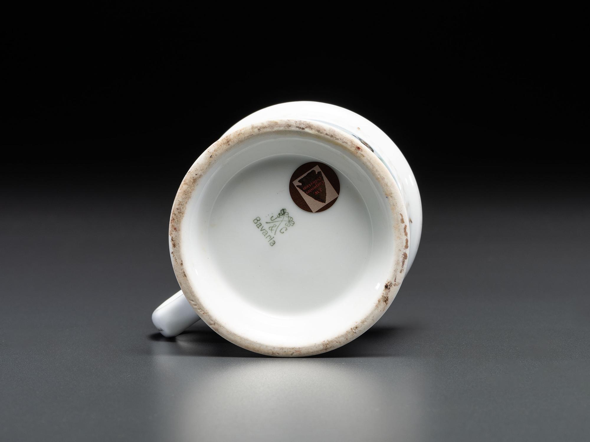 A Homing Pigeon Porcelain Occupational Shaving Mug