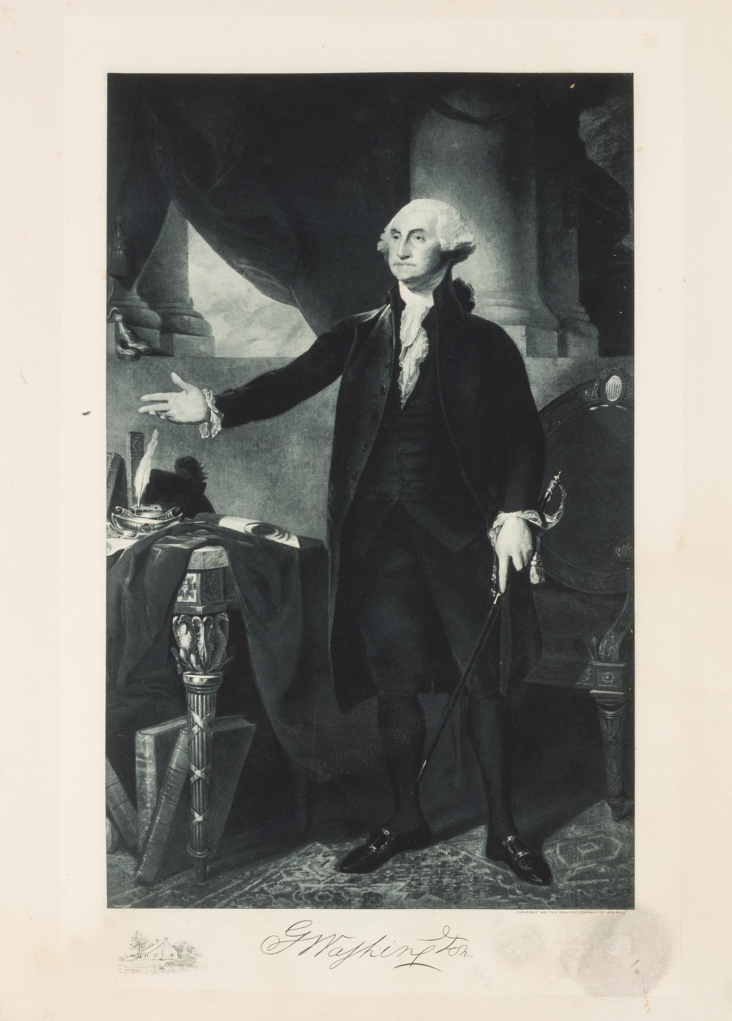 [PRESIDENTS]. The White House Gallery of Official Portraits of the Presidents. New York and Washington: The Gravure Company of America, 1907.