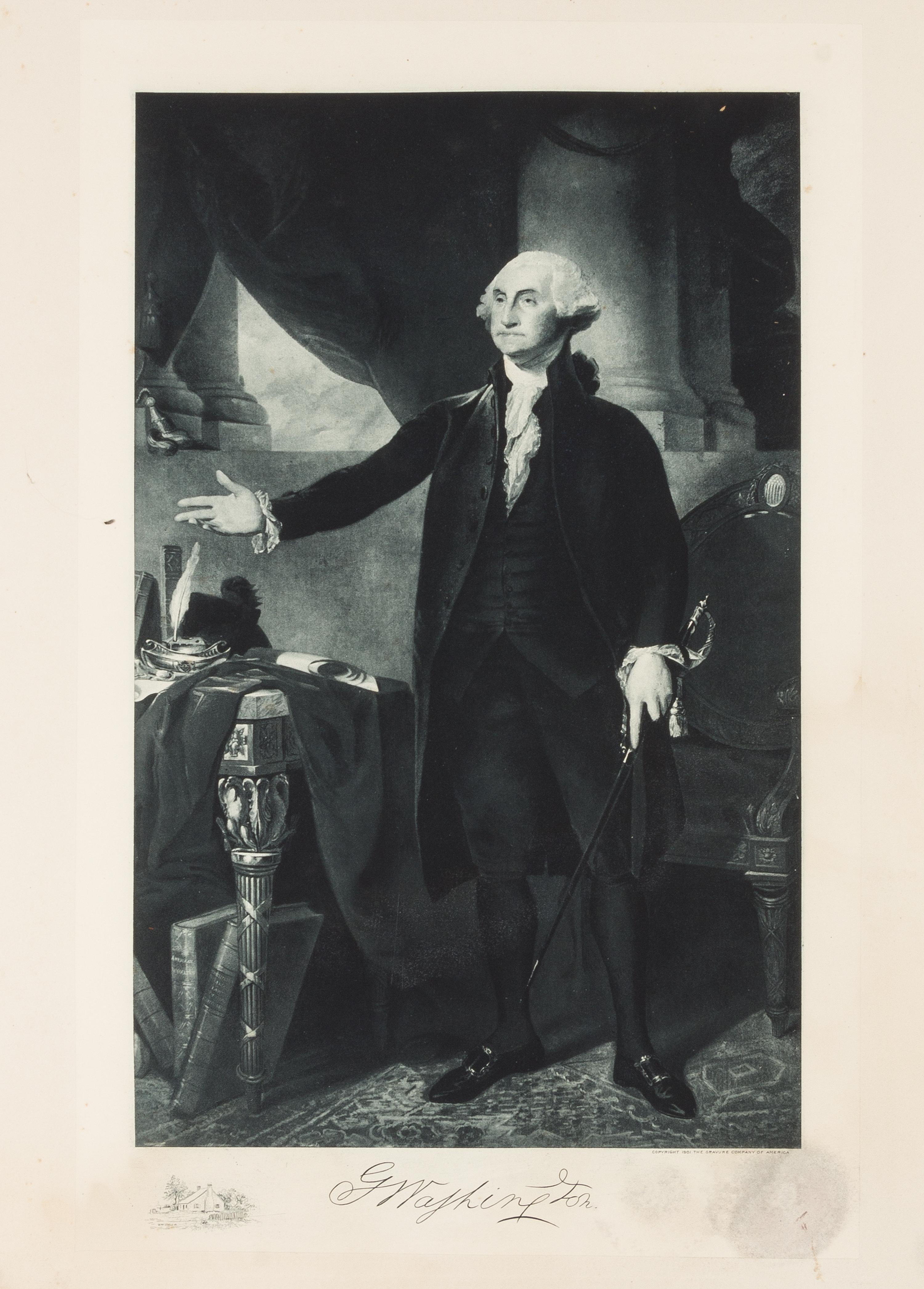 [PRESIDENTS]. The White House Gallery of Official Portraits of the Presidents. New York and Washington: The Gravure Company of America, 1907.