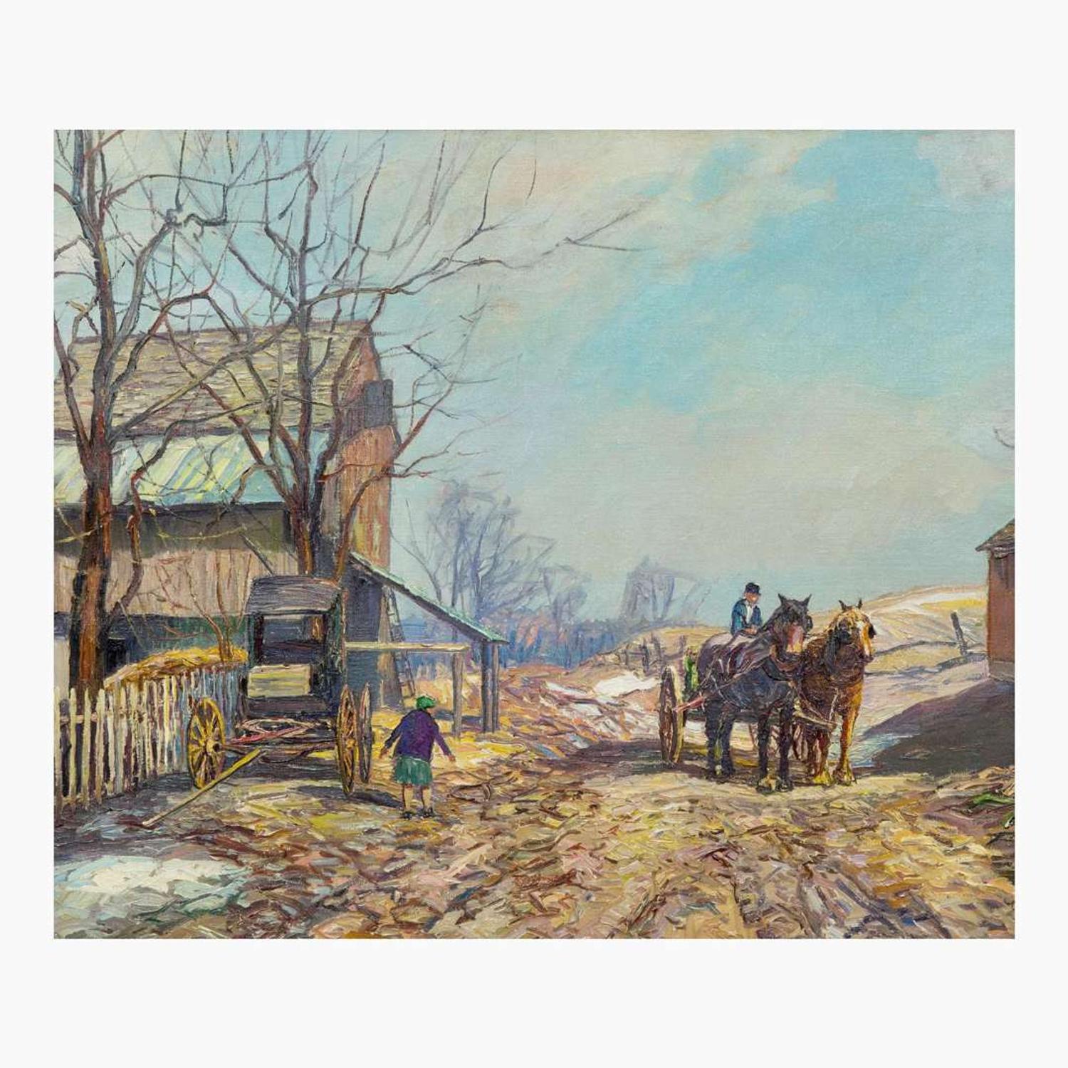 Edward Willis Redfield (American, 1869–1965) When Spring Comes
