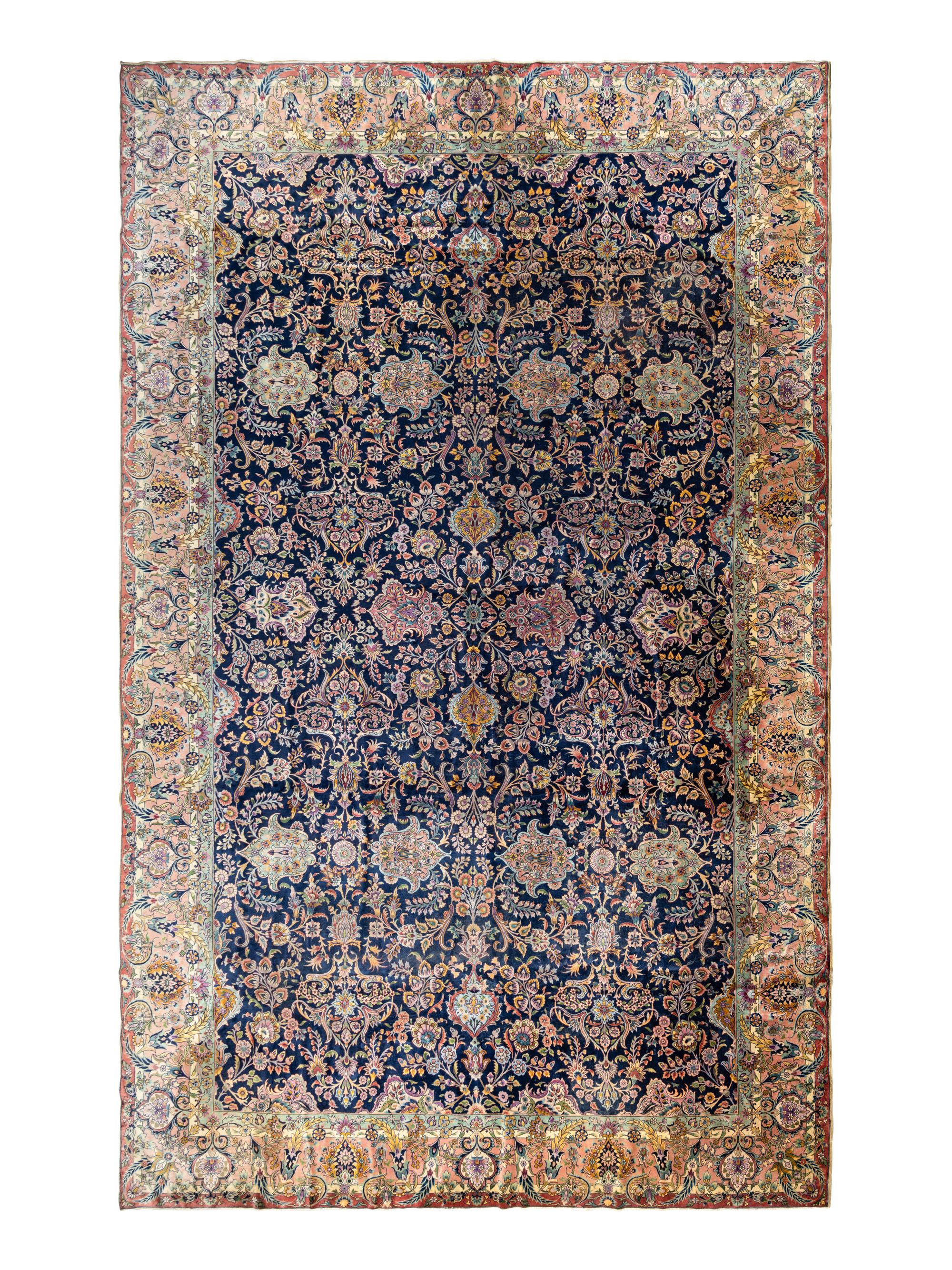 A Kirman Wool Rug