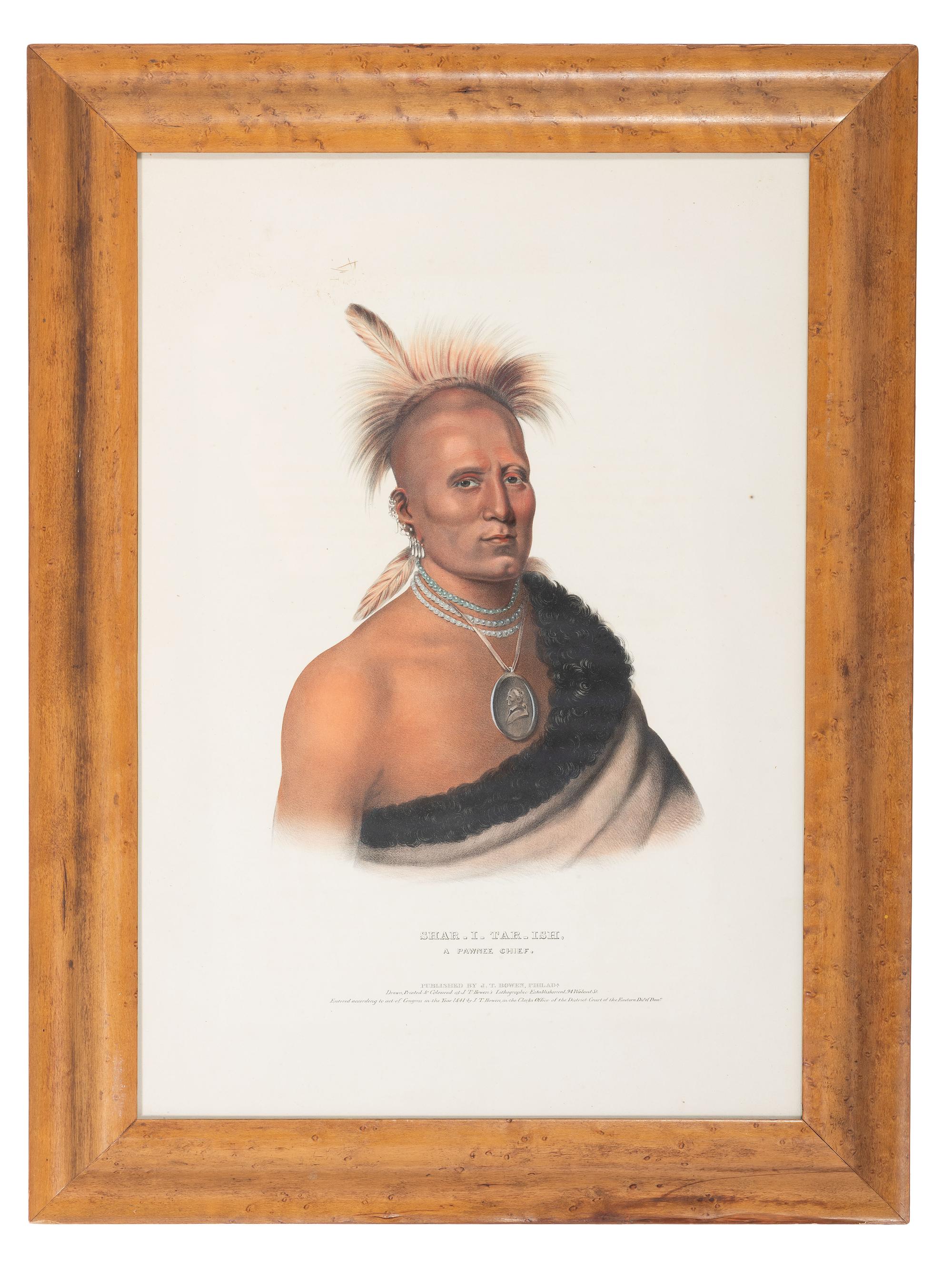 [MCKENNEY AND HALL]. Shar-I-Tar -Ish A Pawnee Chief .