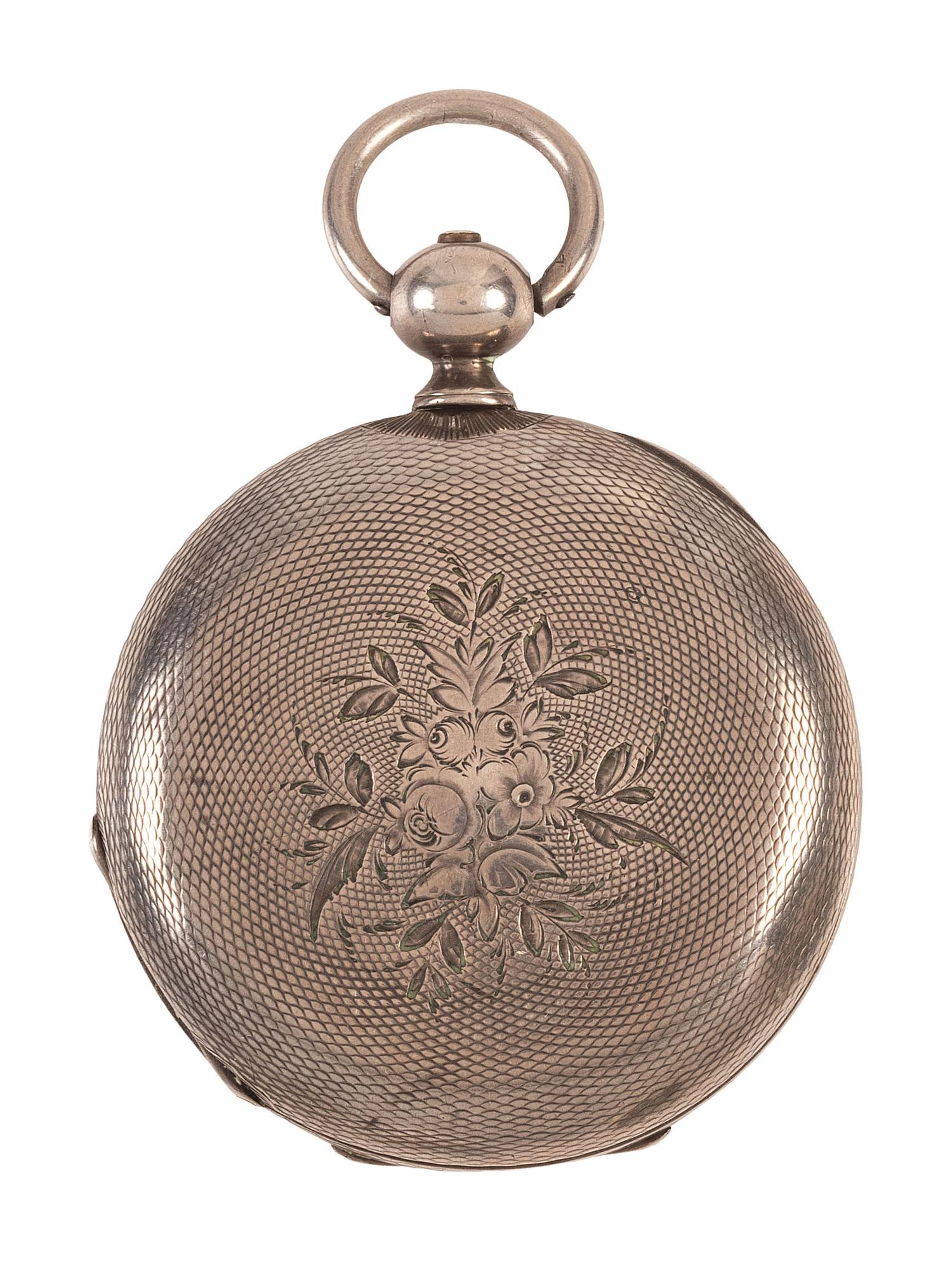 [CIVIL WAR]. Presentation watch engraved to Major Jeremiah A. Sullivan, 13th NY Infantry & 1st NY Veteran Cavalry, KIA at Cabletown, WV, with CDV in uniform.