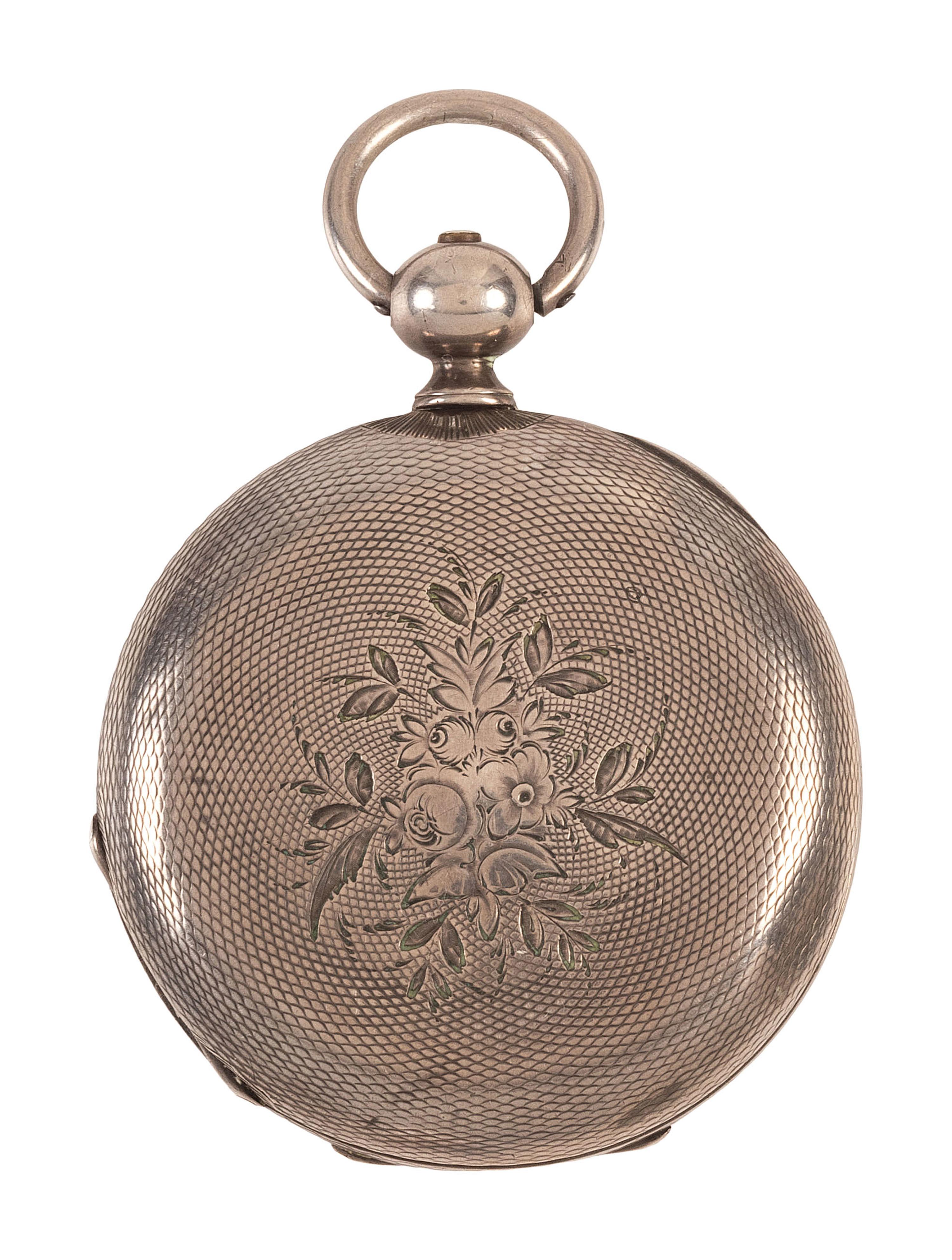 [CIVIL WAR]. Presentation watch engraved to Major Jeremiah A. Sullivan, 13th NY Infantry & 1st NY Veteran Cavalry, KIA at Cabletown, WV, with CDV in uniform.