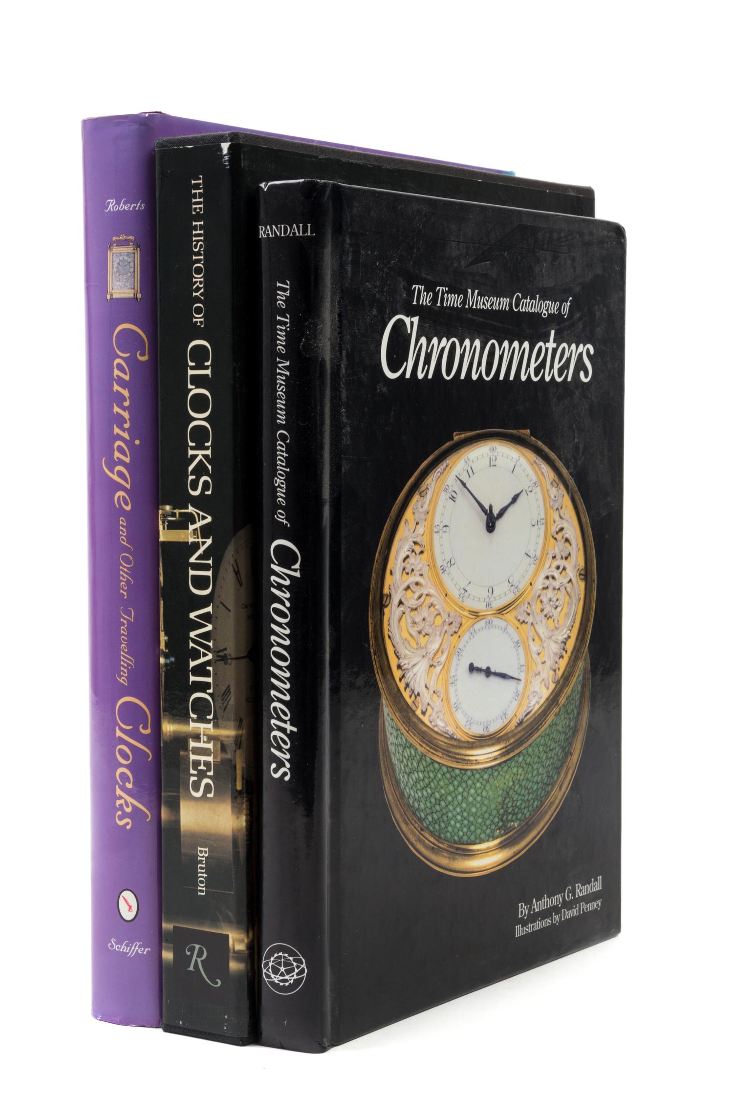 Nine Reference Books Pertaining to Horology