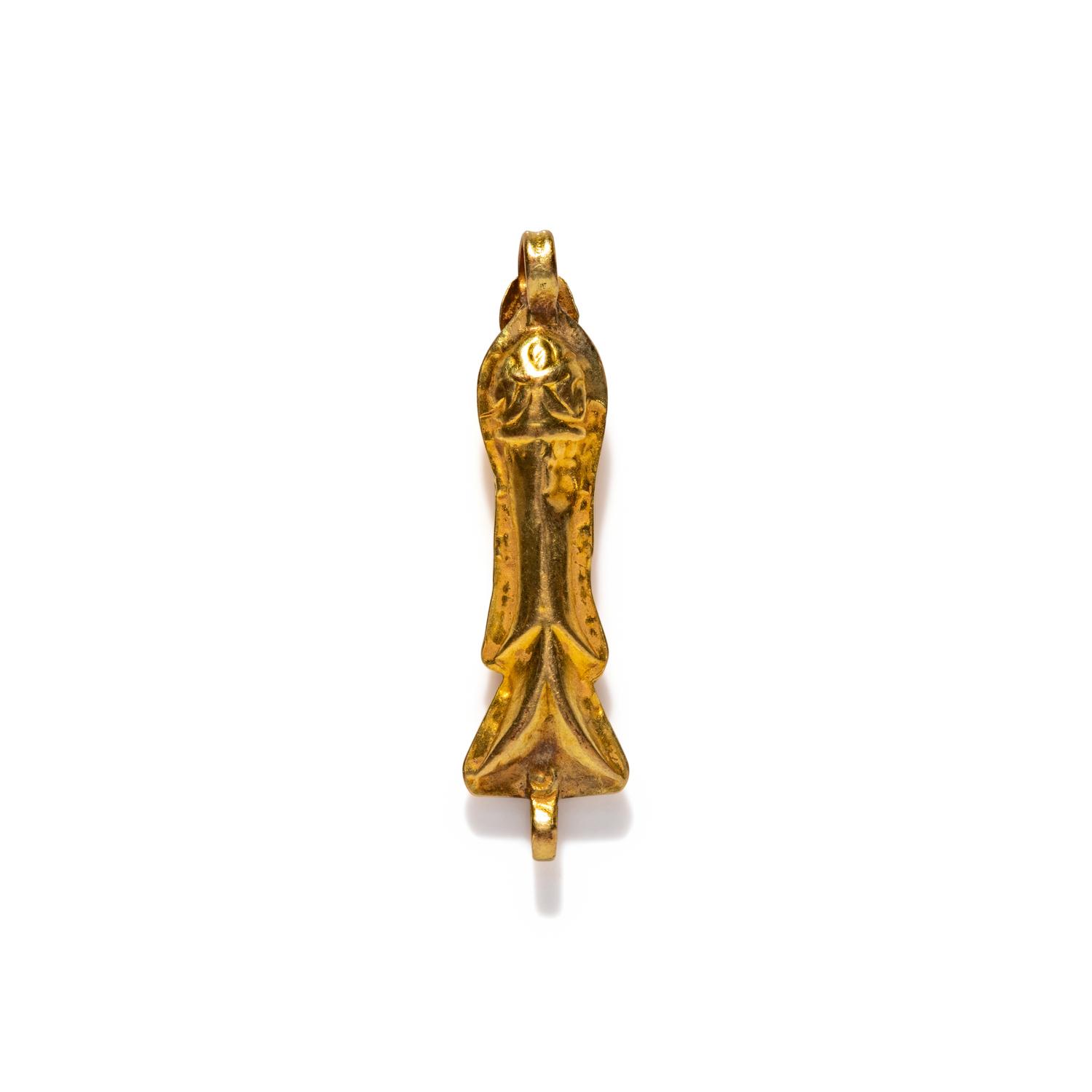 A Roman Gold Fish Pendant