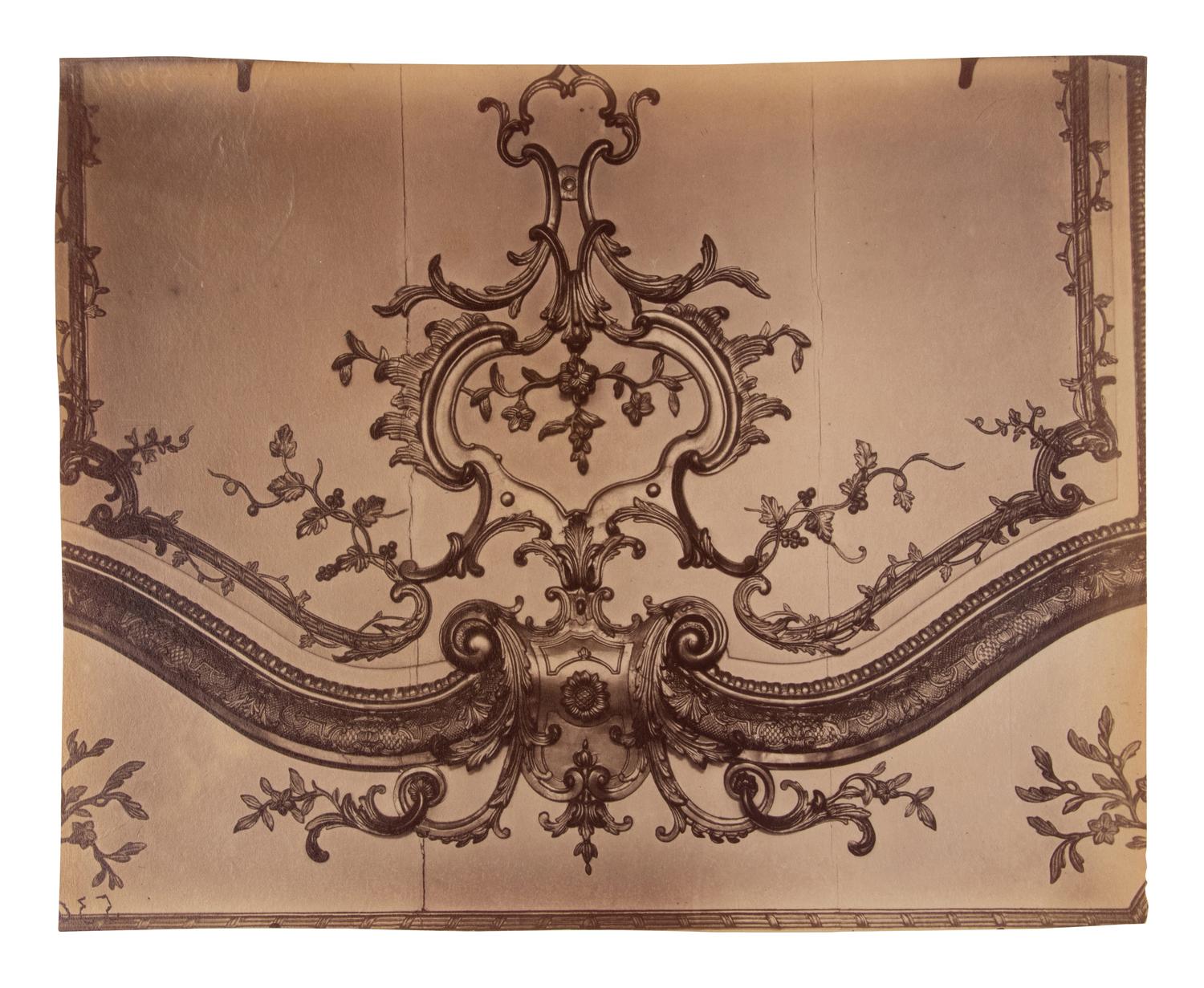 A group of six photographs depicting early 20th Century Parisian architectural details (Saints-Gervais-et-Protais, 1903-1904; Ambassade d'Autriche, 57 rue de Varenne, 1905; La Monnaie-quai Conti [5234], 1905-1906; Hôtel de Roquelaure, boulevard Saint-Germain, 246, 1905-1906; Hôtel de la Duchesse, de Narbonne, rue Varenne 45, 1907; [Cluny–Diane Chasseresse. Art Français. École J. Goujon], 1911)