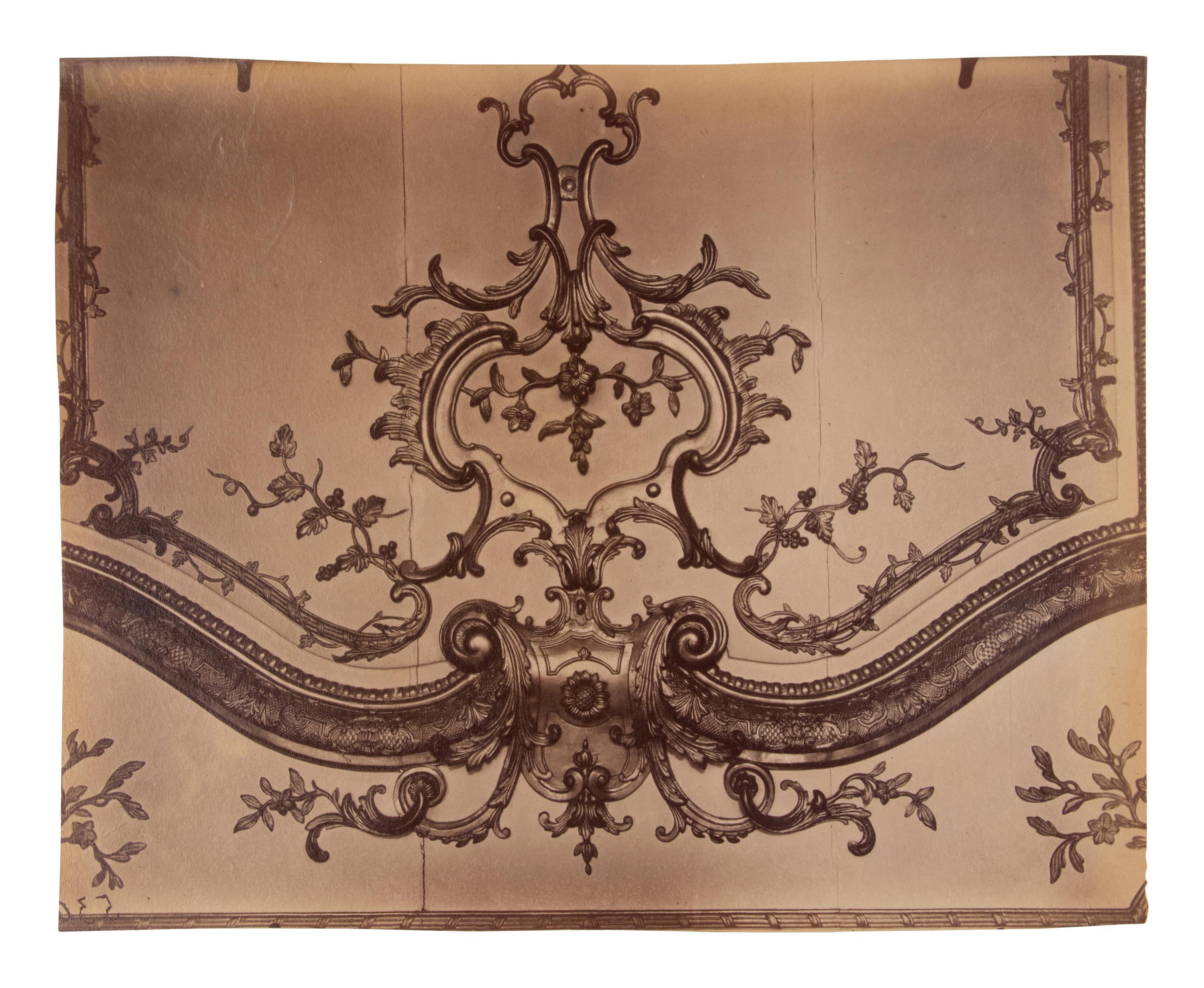A group of six photographs depicting early 20th Century Parisian architectural details (Saints-Gervais-et-Protais, 1903-1904; Ambassade d'Autriche, 57 rue de Varenne, 1905; La Monnaie-quai Conti [5234], 1905-1906; Hôtel de Roquelaure, boulevard Saint-Germain, 246, 1905-1906; Hôtel de la Duchesse, de Narbonne, rue Varenne 45, 1907; [Cluny–Diane Chasseresse. Art Français. École J. Goujon], 1911)