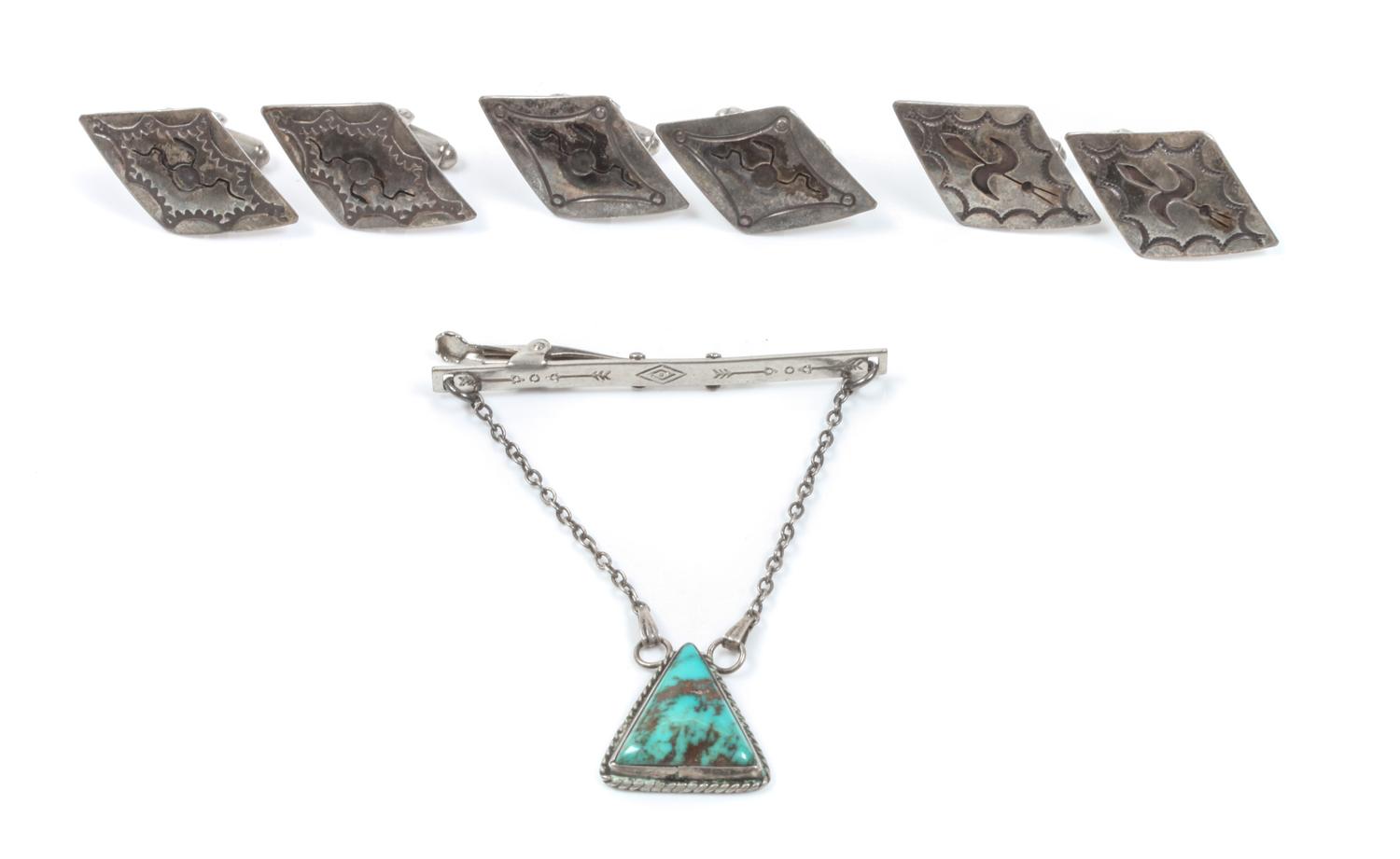 Group of Southwestern Men's Jewelry