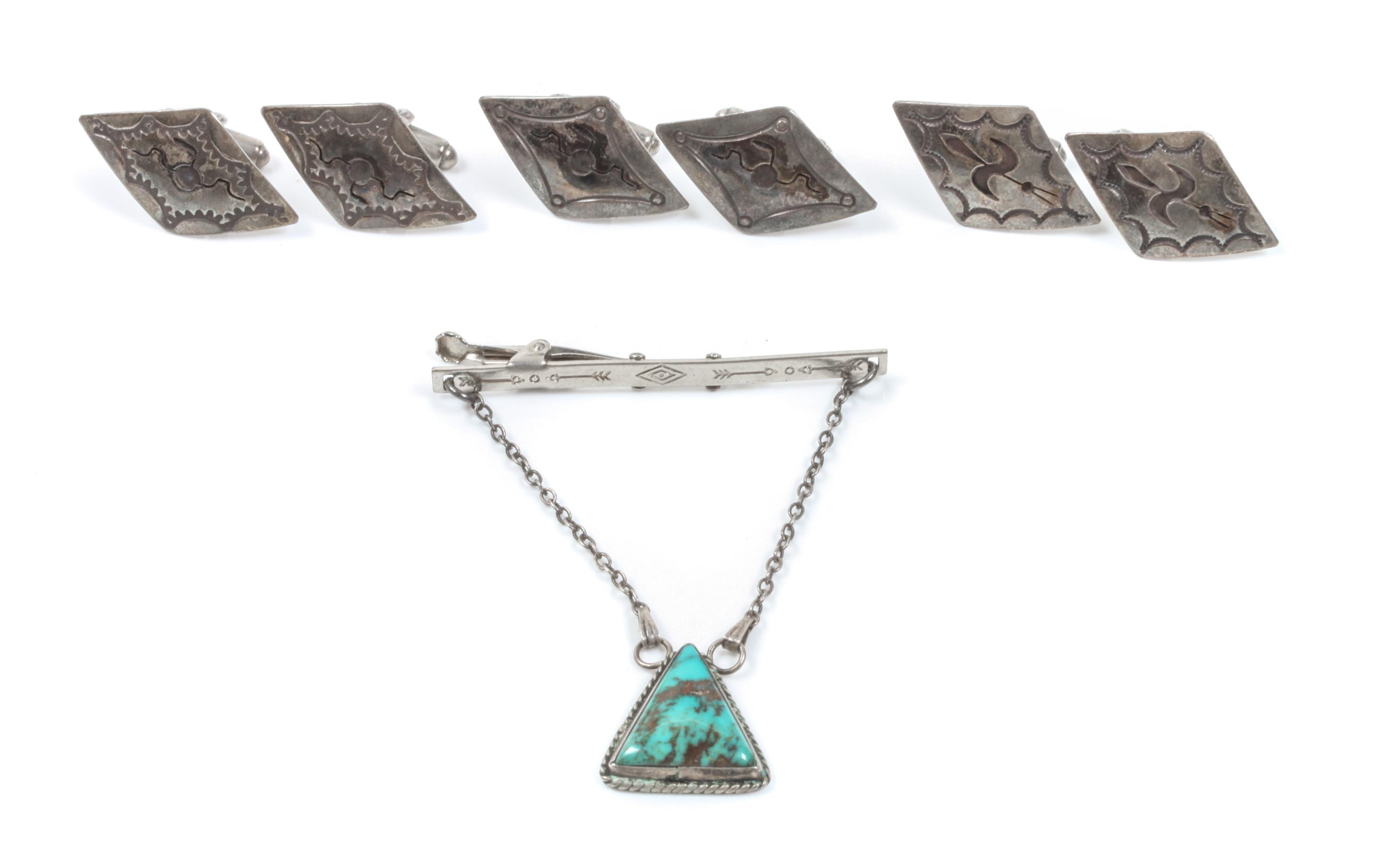 Group of Southwestern Men's Jewelry