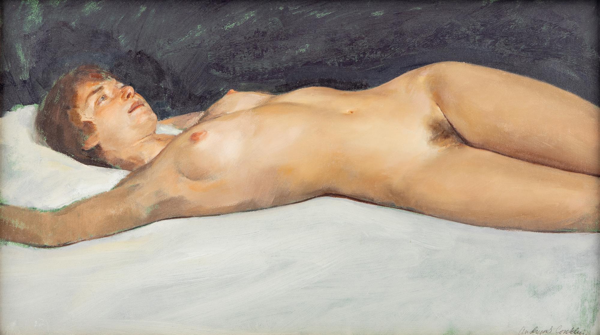 Reclining Red-Haired Nude