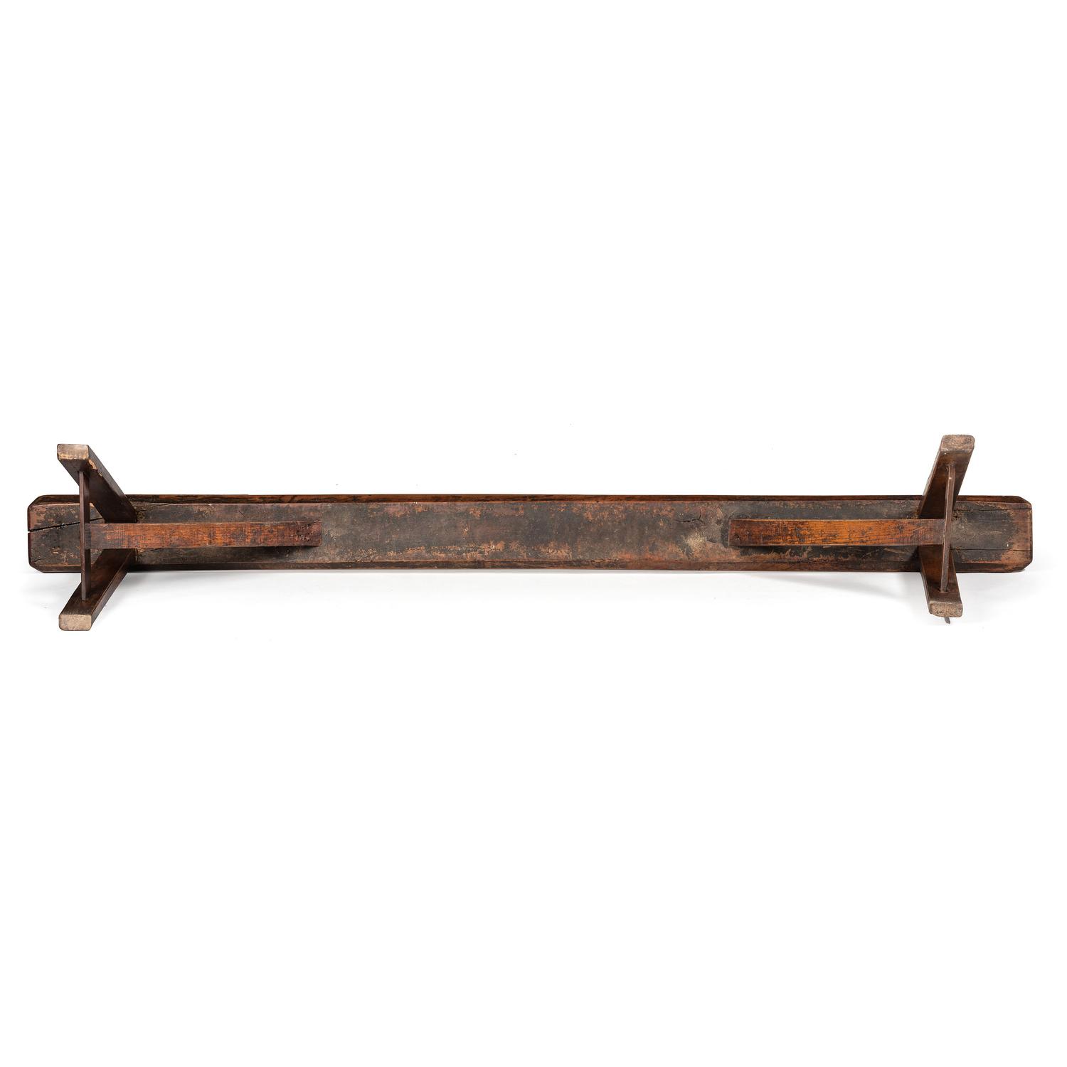 A Primitive Walnut Bench