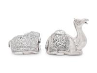 Two Southeast Asian Silver Zoomorphic Table Articles