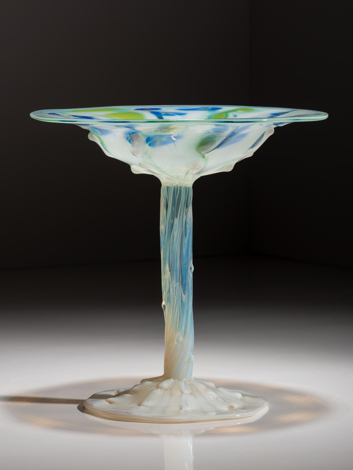 Opalescent Reactive Compote with Morning Glories