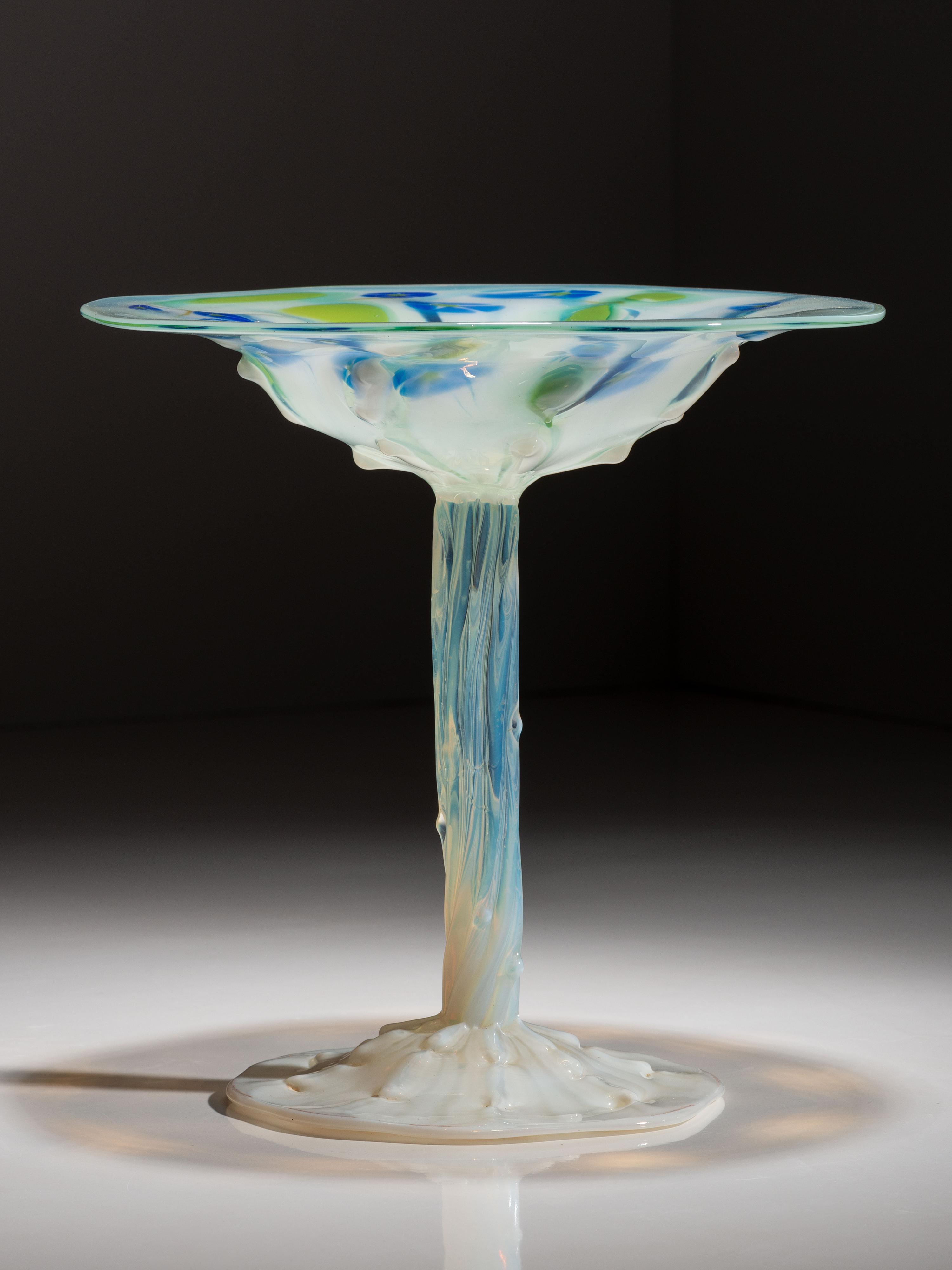 Opalescent Reactive Compote with Morning Glories
