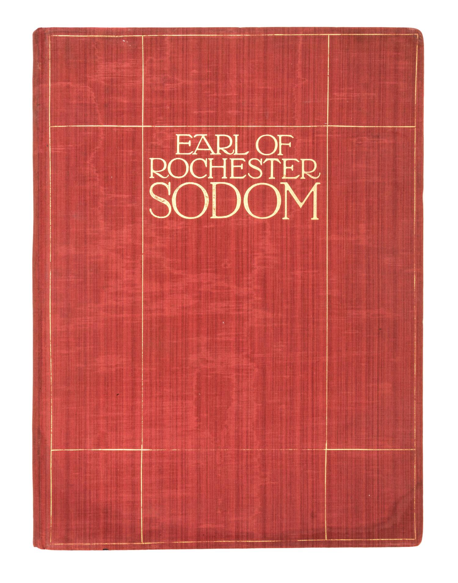 (KLINGER, JULIUS) ROCHESTER, JOHN WILMOT, Earl of. Sodom: ein spiel. Leipzig, 1909. Limited.