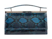 Judith Leiber Blue Skin Bag,