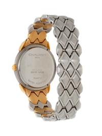 CHAUMET, YELLOW GOLD AND STAINLESS STEEL 'GRIFFE' WATCH