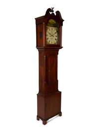 A Scottish George II Style Mahogany Tall Case Clock