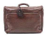 Brioni Brown Alligator Garment Bag,