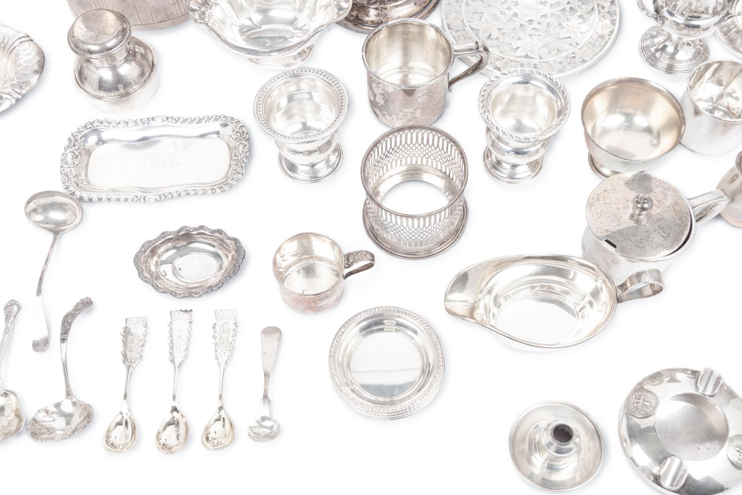 A Group of American Silver Table Articles
