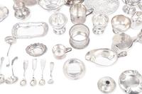 A Group of American Silver Table Articles