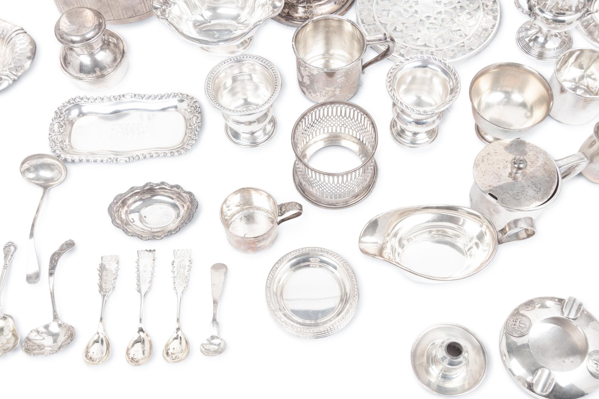 A Group of American Silver Table Articles