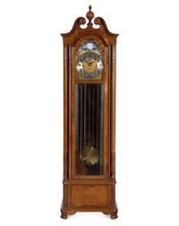 A Herschede Nine-Tube Tall Case Clock