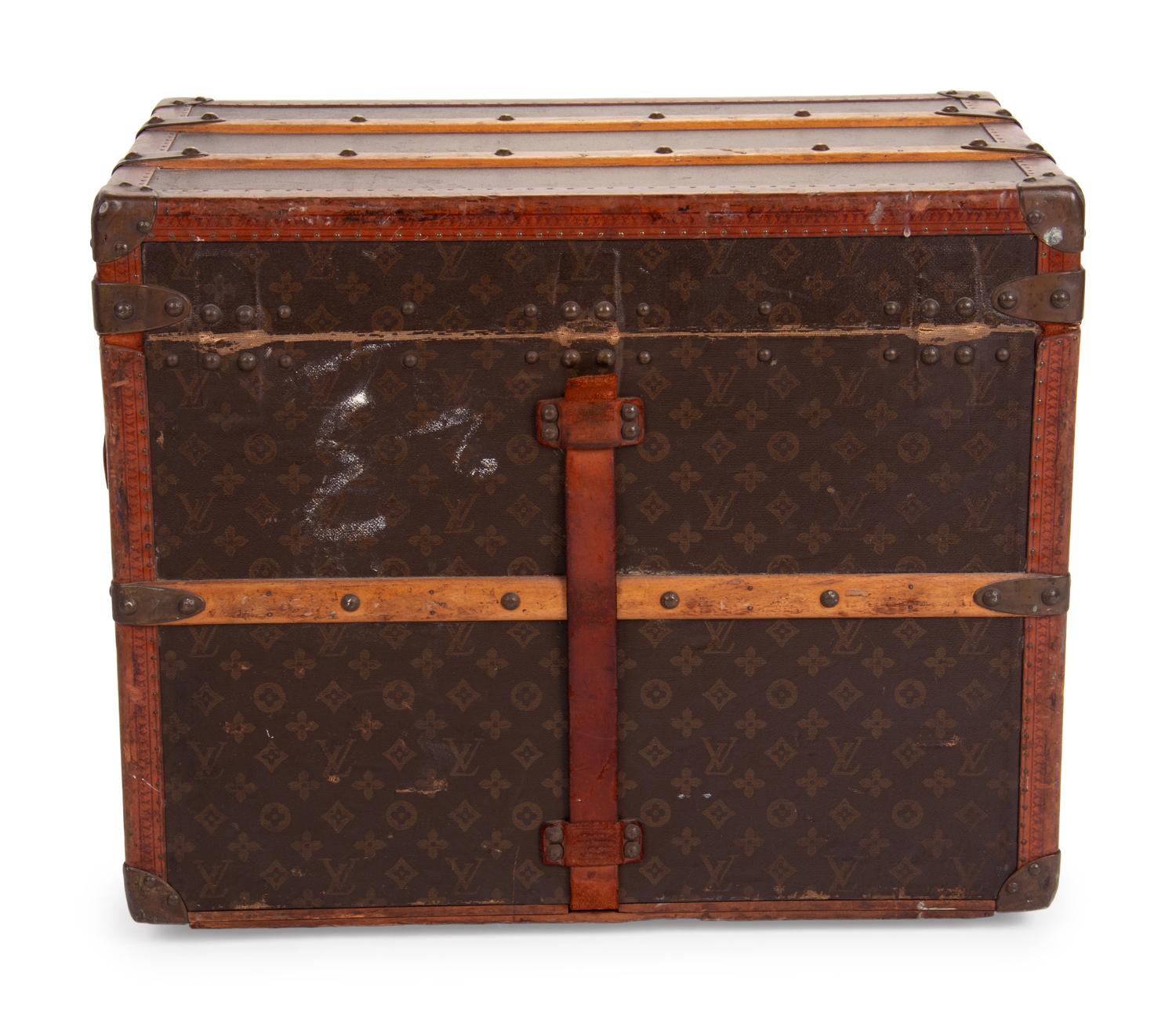 Two Louis Vuitton Early 20th Century Travel Trunks
