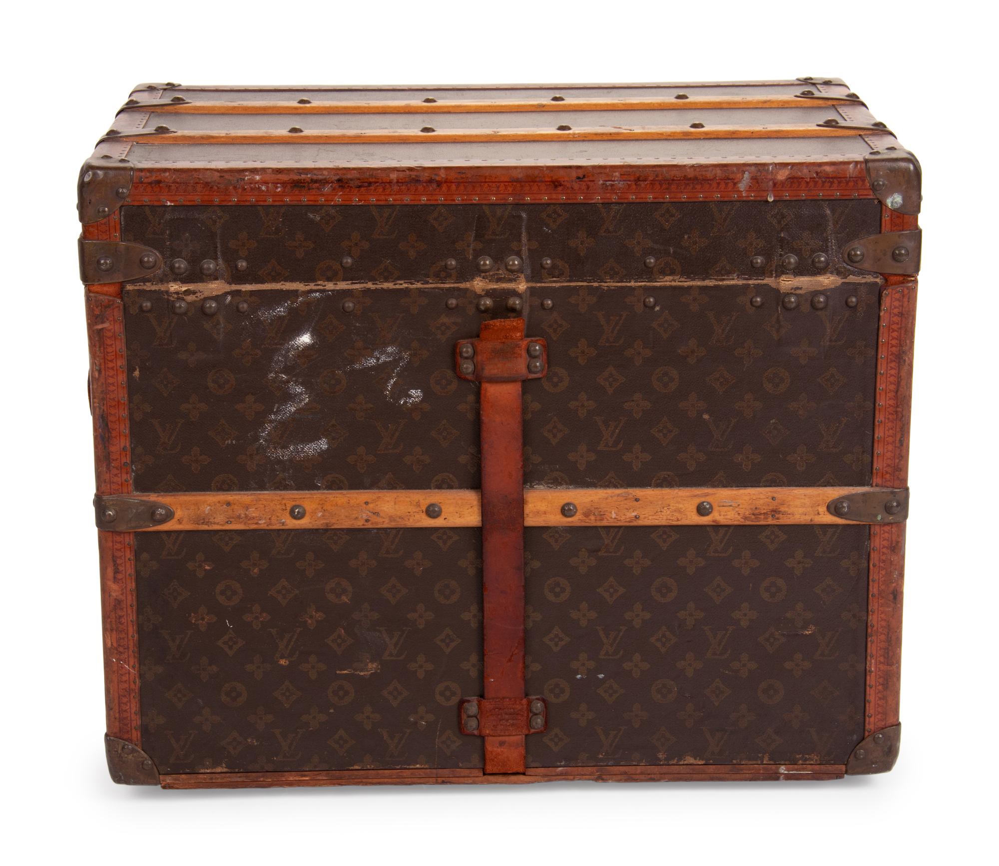 Two Louis Vuitton Early 20th Century Travel Trunks