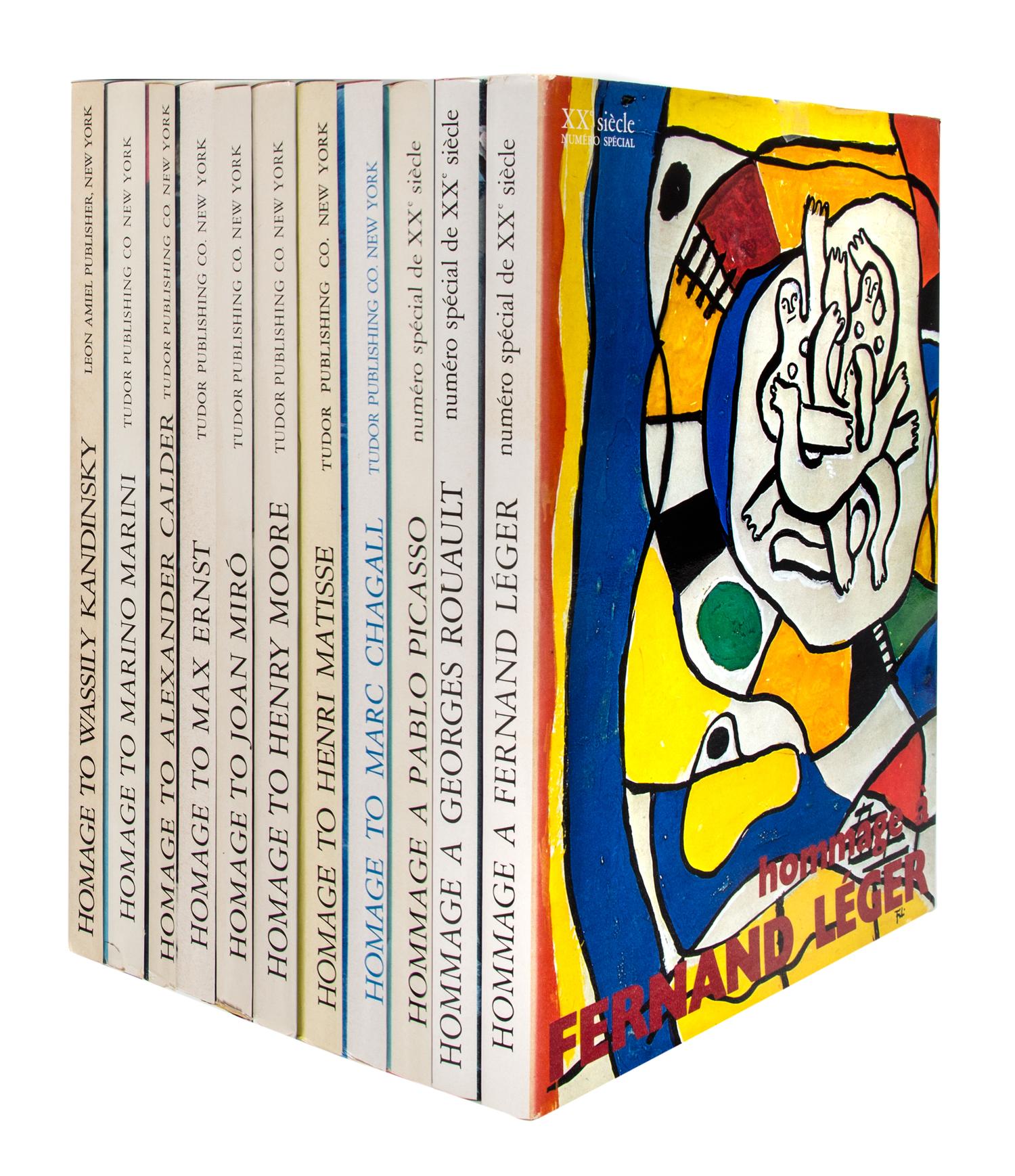 XXE SIECLE. 11 Special Homage editions. Paris/New York, various dates.