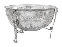 A Victorian Silver Fruit Basket
