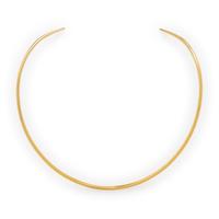 M. WALTERS, YELLOW GOLD TORQUE NECKLACE