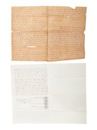 [SLAVERY & ABOLITION]. Manuscript deed of trust bequeathing seven enslaved men, women, and their children. Beaufort District, SC, 19 February 1817.