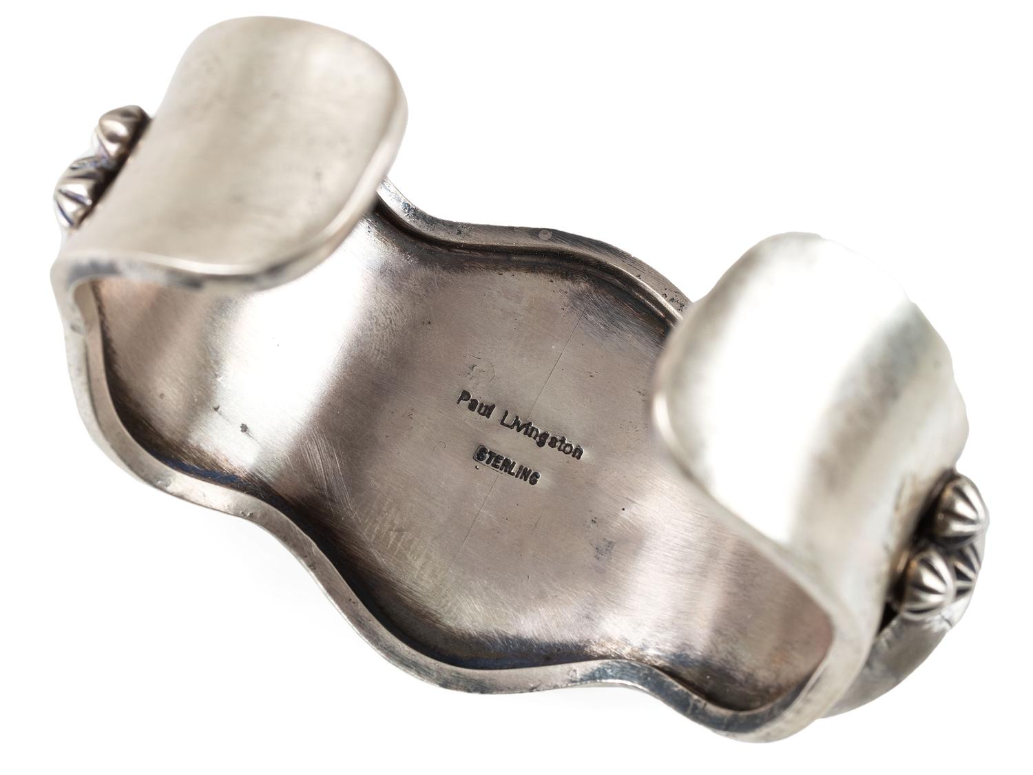 Sterling Silver and Silver Dollar Cuff Bracelet