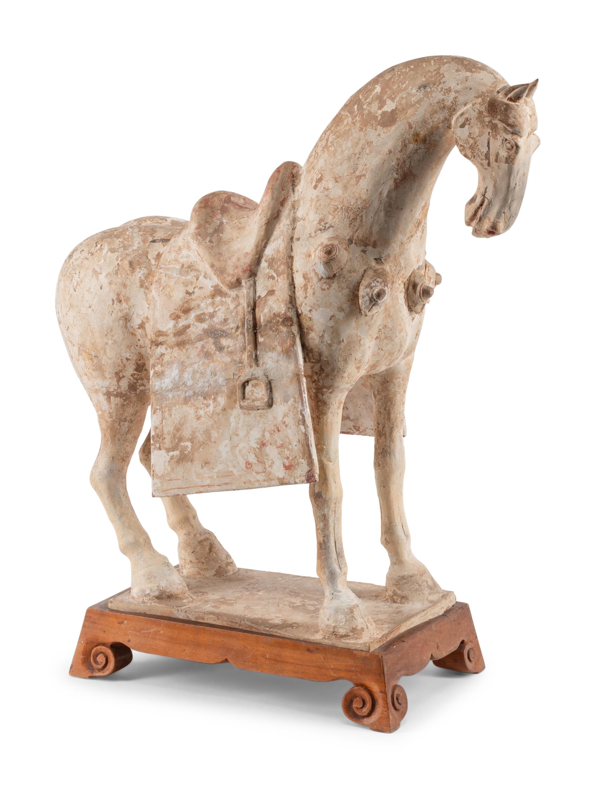 A Chinese Pottery Horse