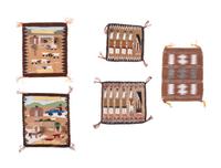 Collection of Navajo Miniature Pictorial Samplers