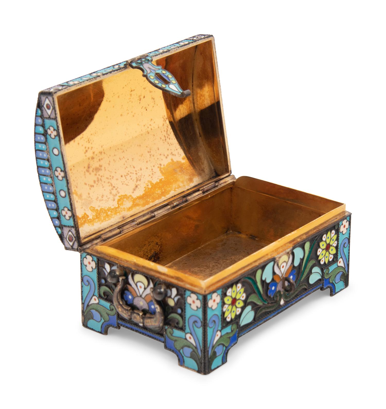 A Collection of Thirteen Continental Champlevé Enamel Articles