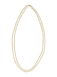 FANCY LINK YELLOW GOLD LONG CHAIN