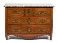 A French Provincial Carved Walnut Commode — LATE 19TH CENTURY
